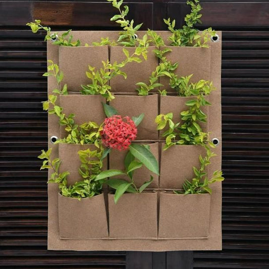 Vertical Hanging Wall Planter for BalconyIndoors